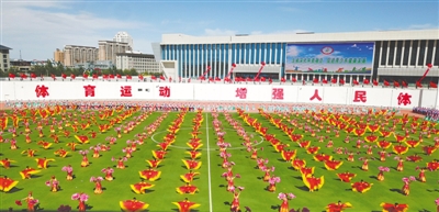 <p>　　盐池县第29届中小学生田径运动会开幕。</p>